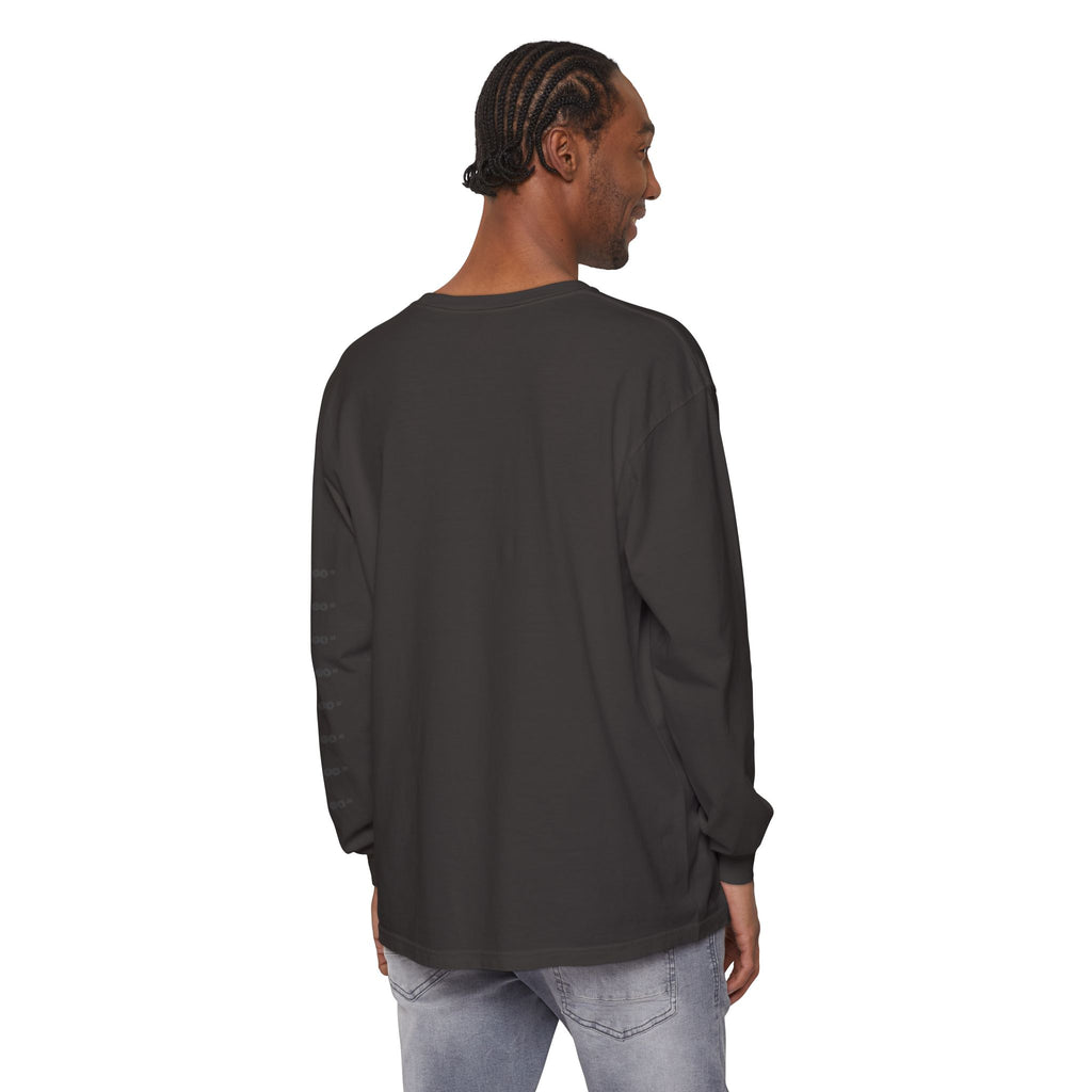 "LET GO" Long Sleeve Tee — Minimalist Inspirational Graphic Shirt