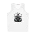 Meditative Muscle Basketball Jersey – "Unleash Your Inner Peace" Graphic