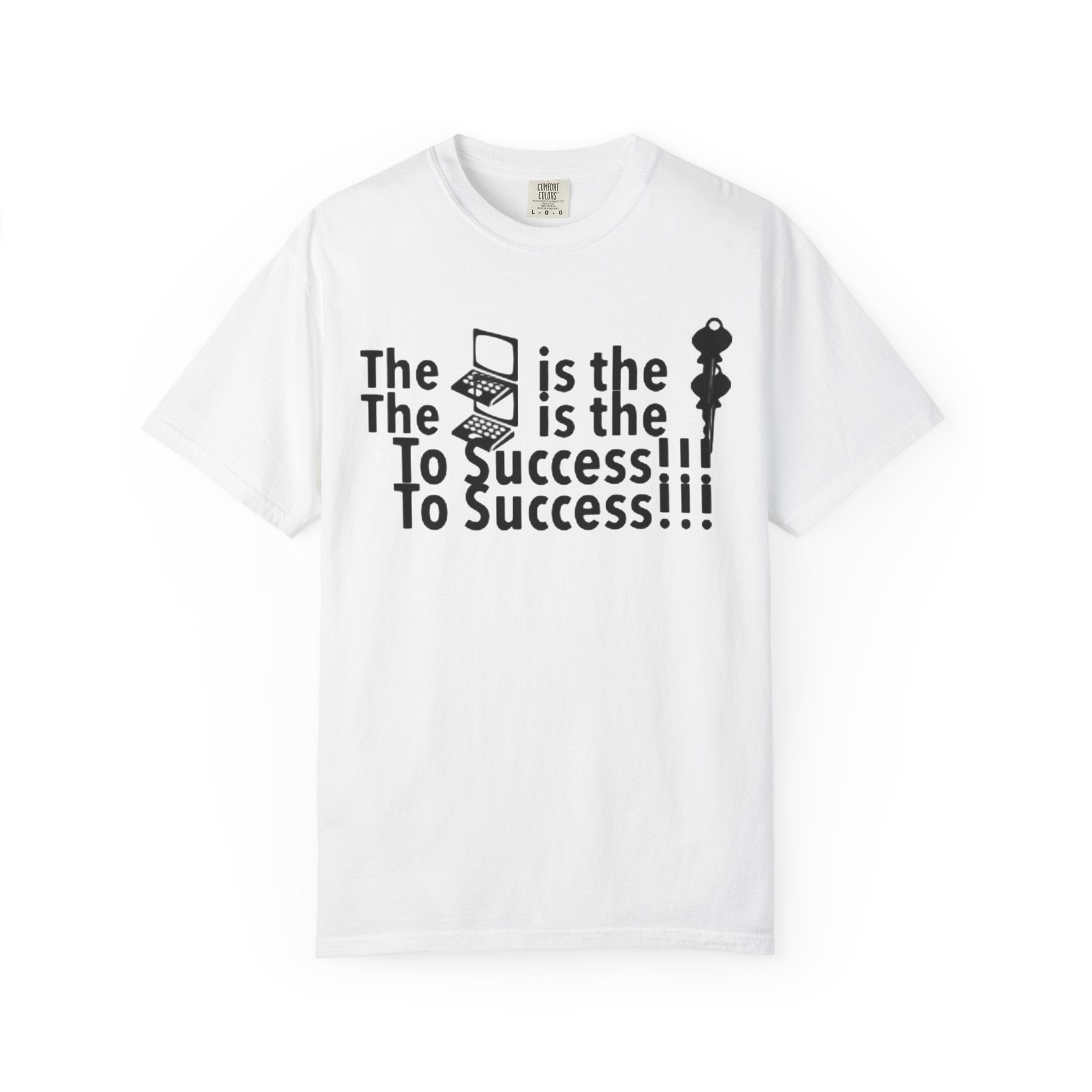 T-Shirt — 'The Key to Success' Graphic Tee