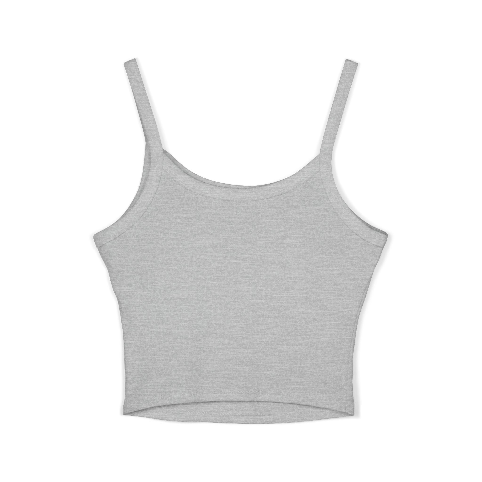 Au/Ru Gold Logo Spaghetti Strap Tank Top — Women's Cropped Logo Tank