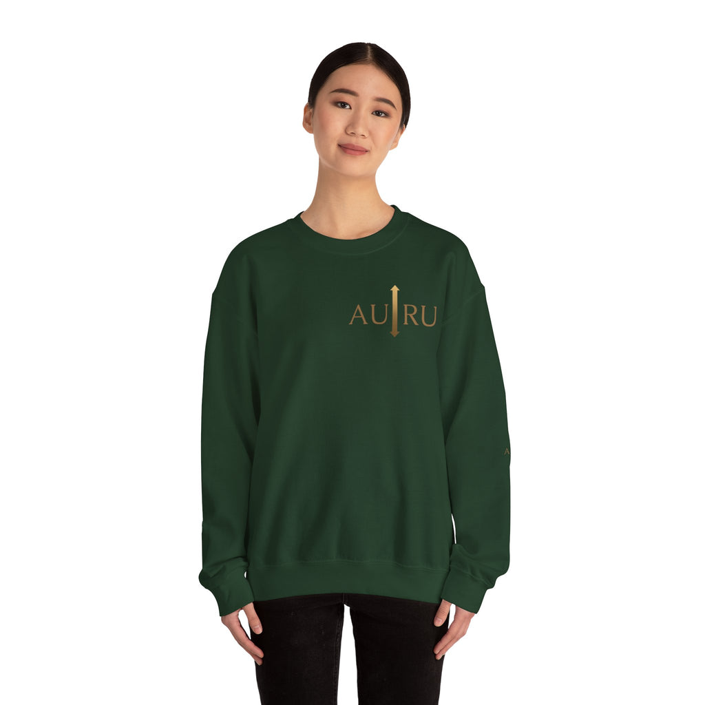 Auric Minimalist Crewneck Sweatshirt — AU|RU Logo