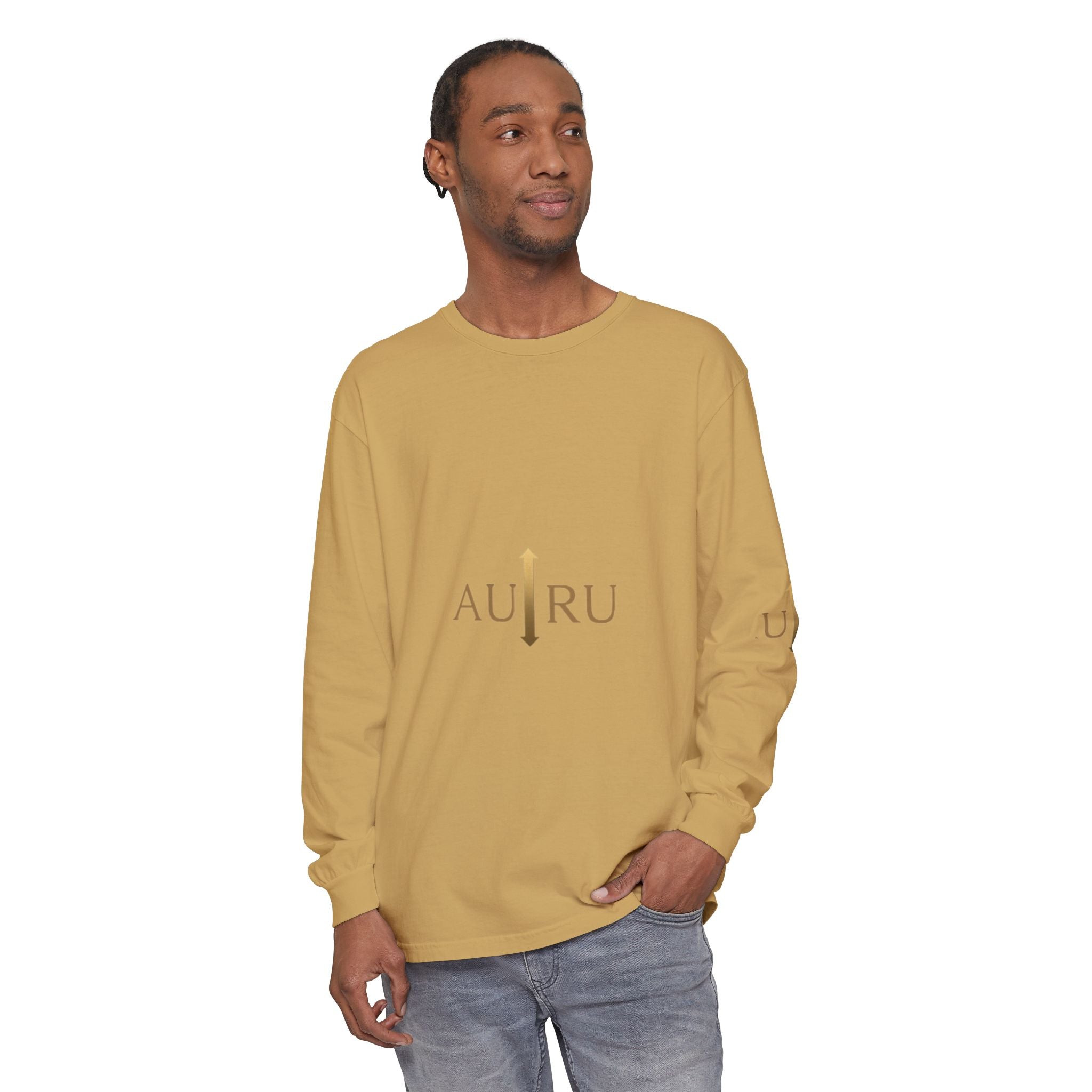 AURU Gold Arrow Long Sleeve Tee