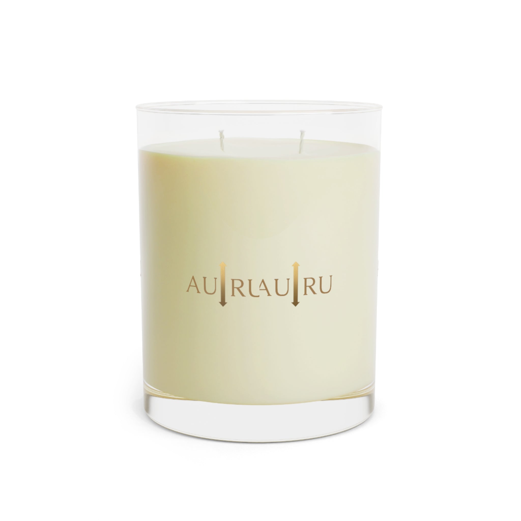 AU|RU 11oz Scented Glass Candle — Luxury Soy Candle, Clean Floral Aroma