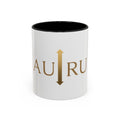 Coffee Mug — AURU Gold Accent Inspirational Ceramic Mug