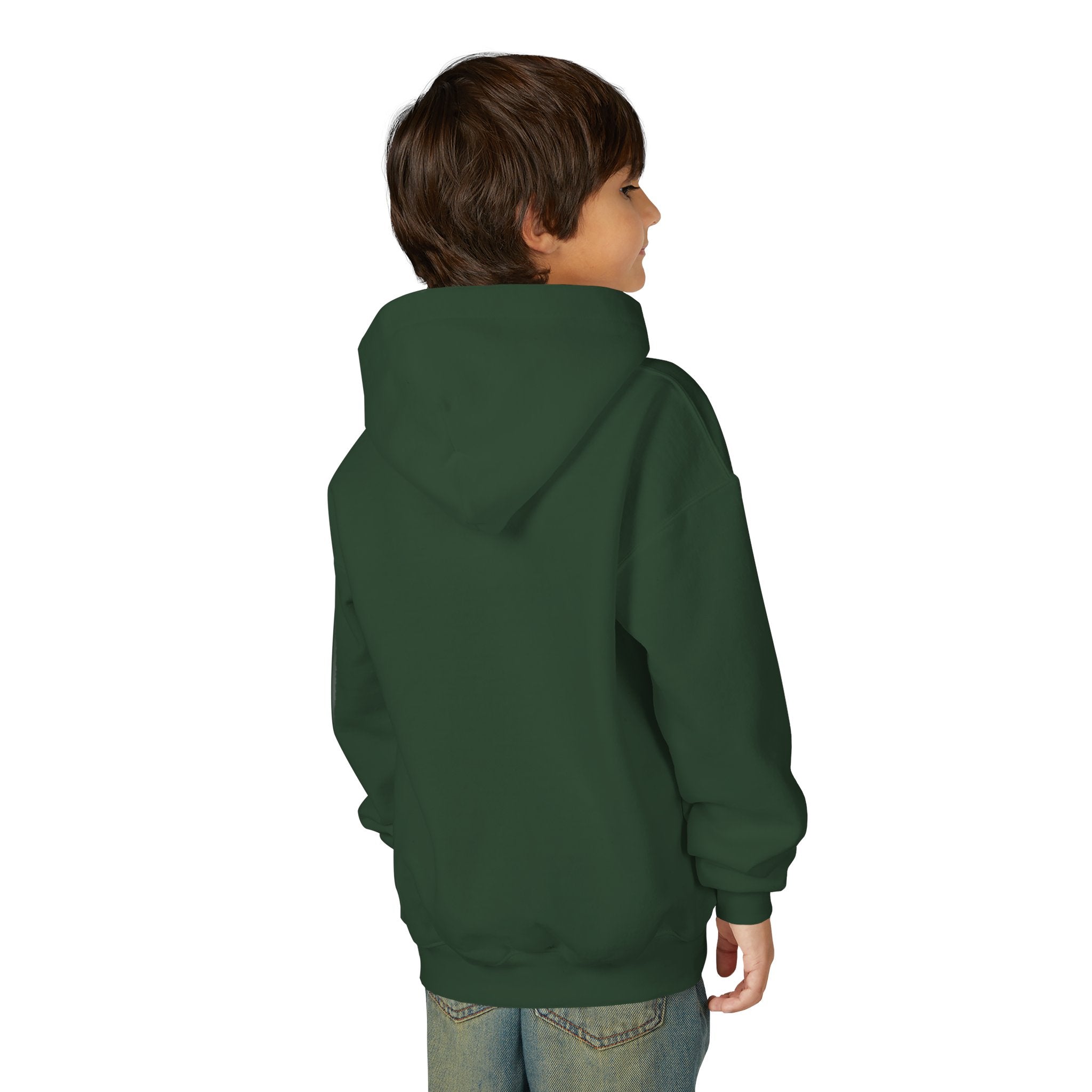 Youth Hoodie — Minimal 'AURU' Gold Logo Pullover