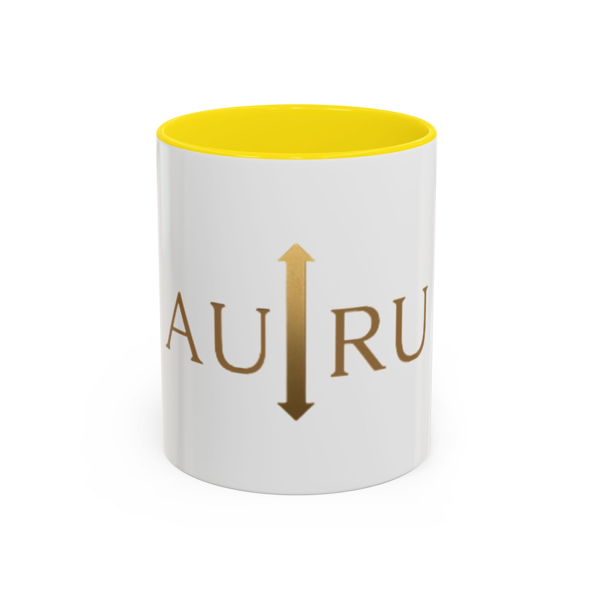 Coffee Mug — AURU Gold Accent Inspirational Ceramic Mug