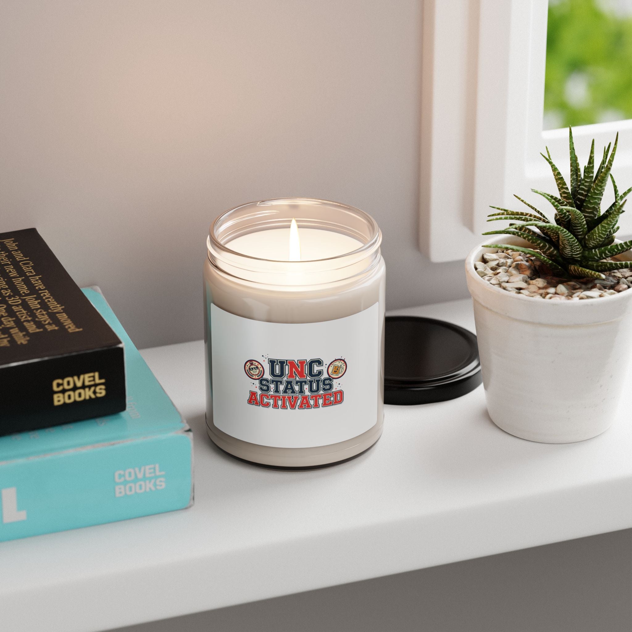 UNC Status Activated Soy Candle | Varsity Vintage Year, Midlife Humor