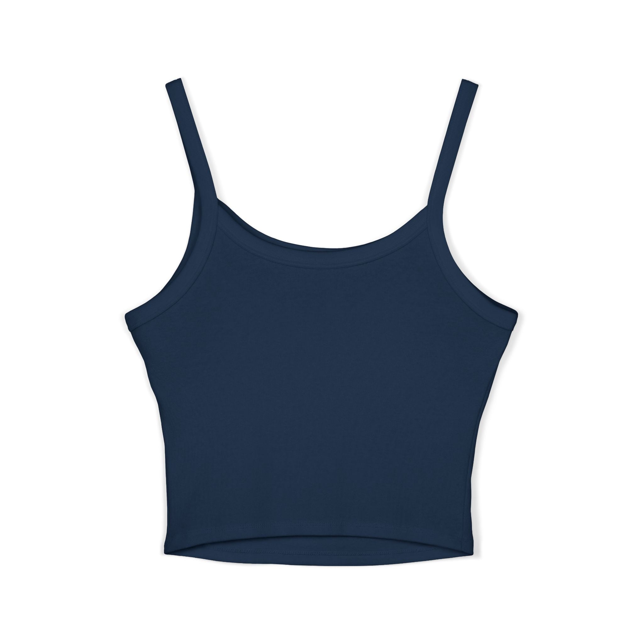 Au/Ru Gold Logo Spaghetti Strap Tank Top — Women's Cropped Logo Tank