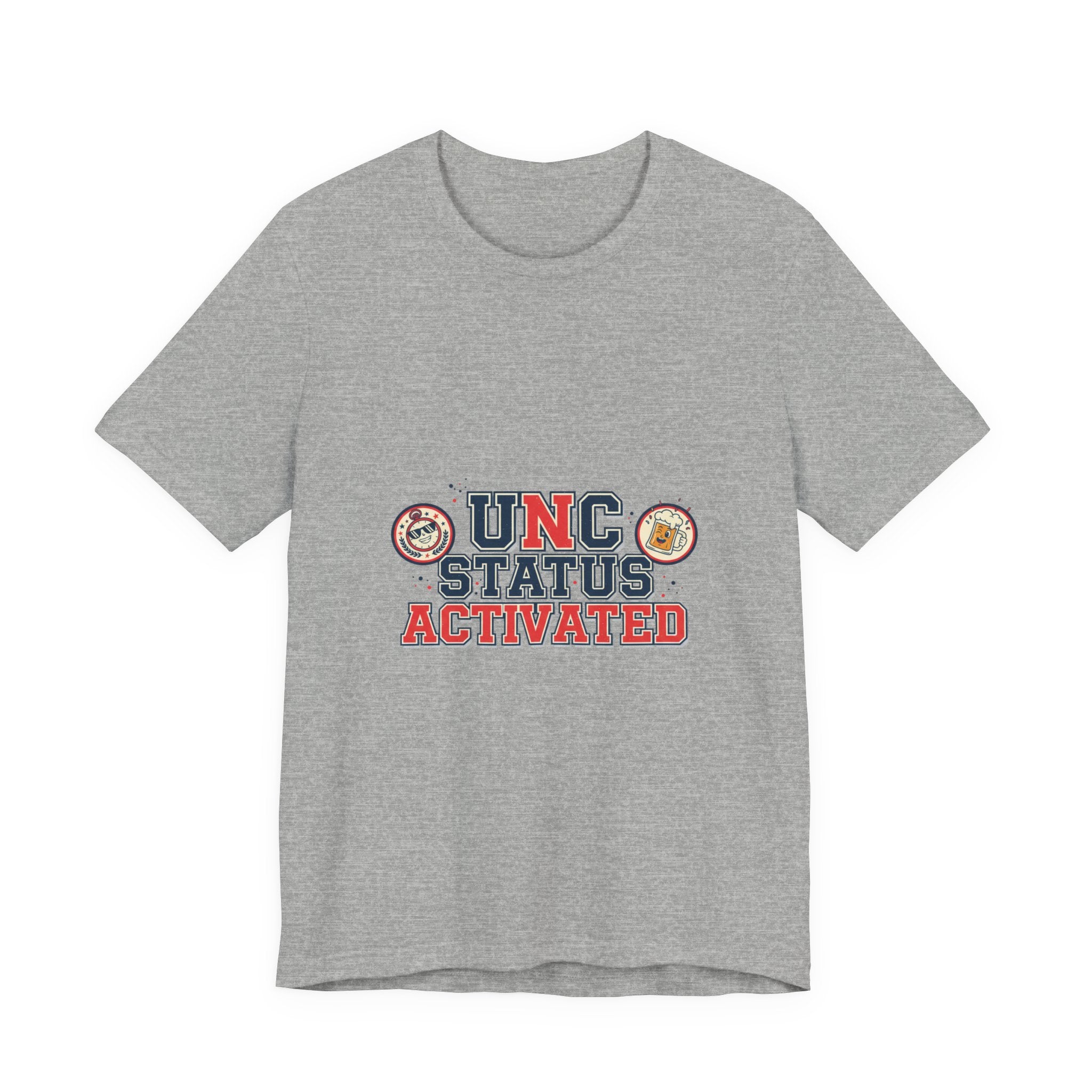 UNC Status Activated Tee | uncle shirt, midlife humor tee