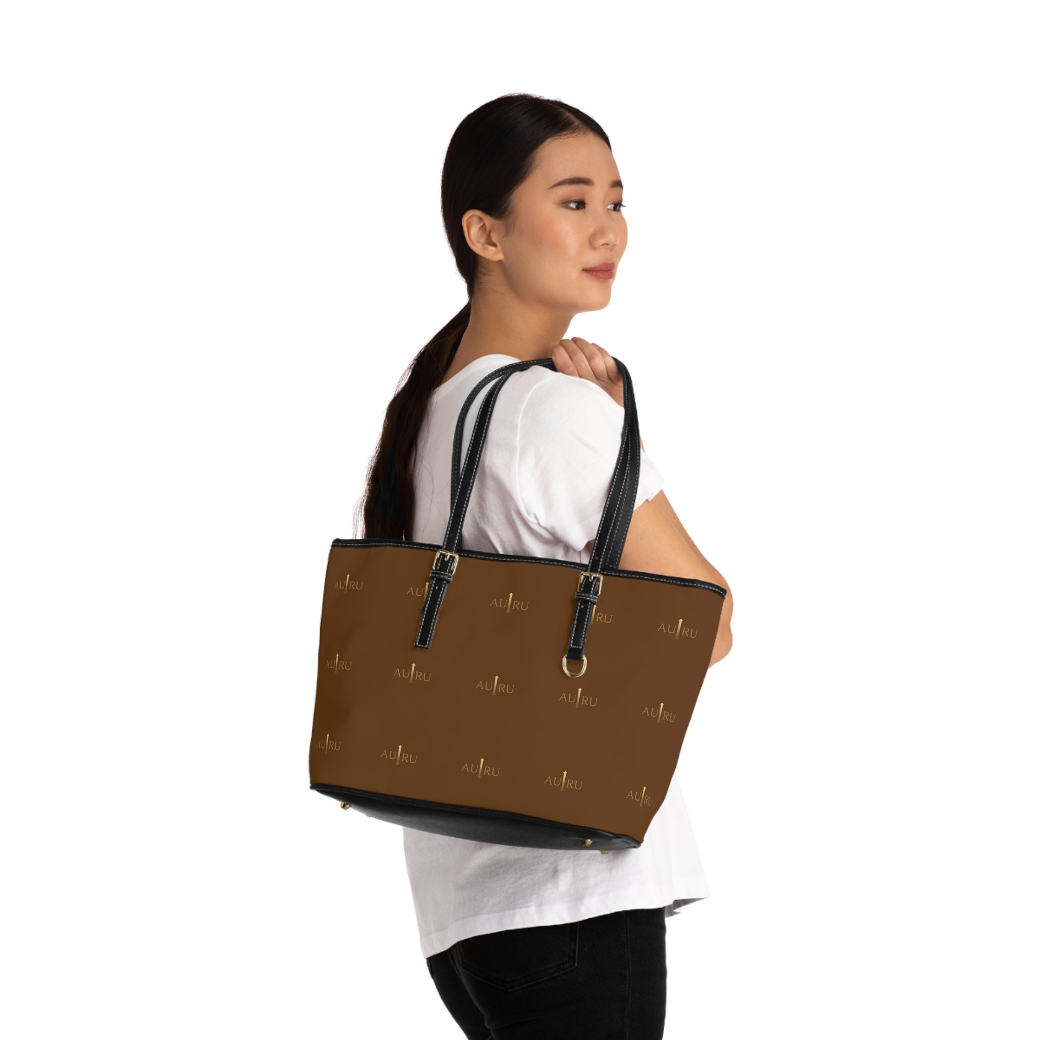 PU Leather Shoulder Bag- AURU