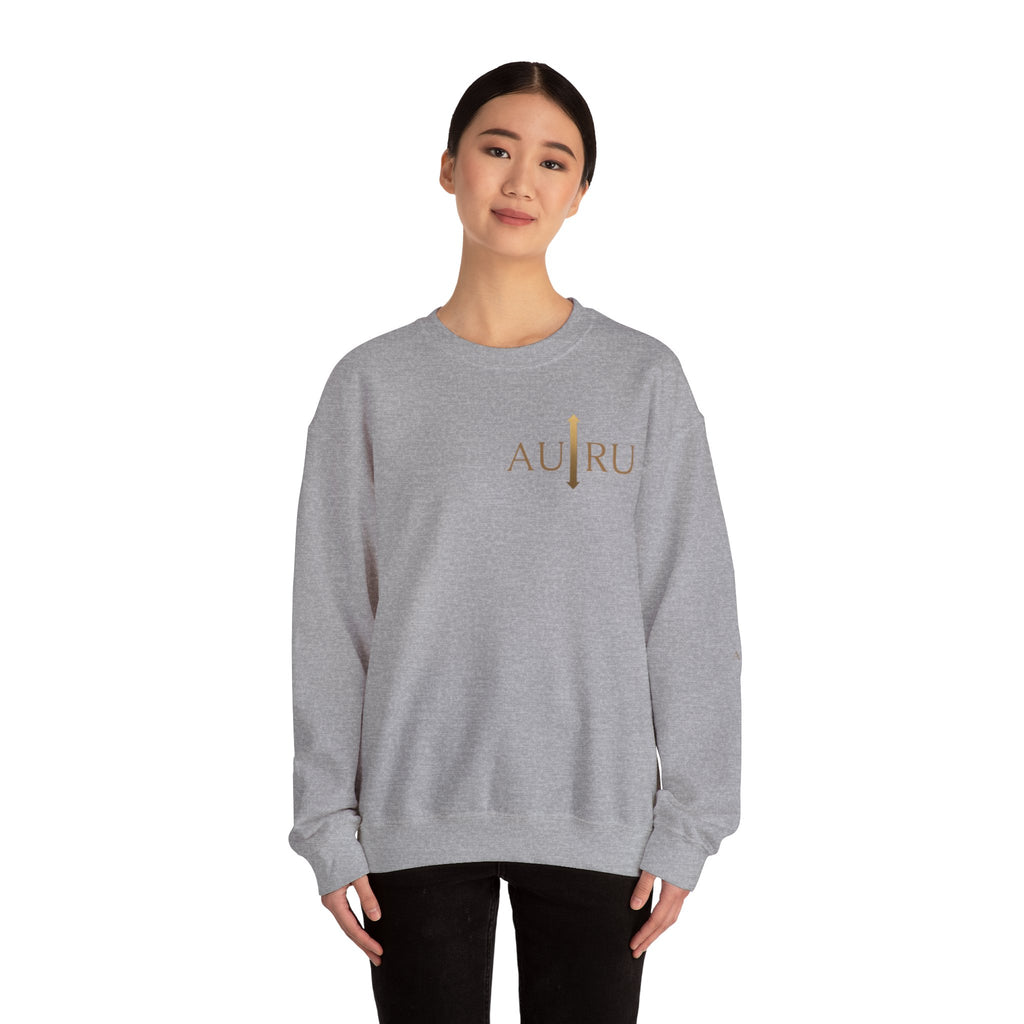 Auric Minimalist Crewneck Sweatshirt — AU|RU Logo