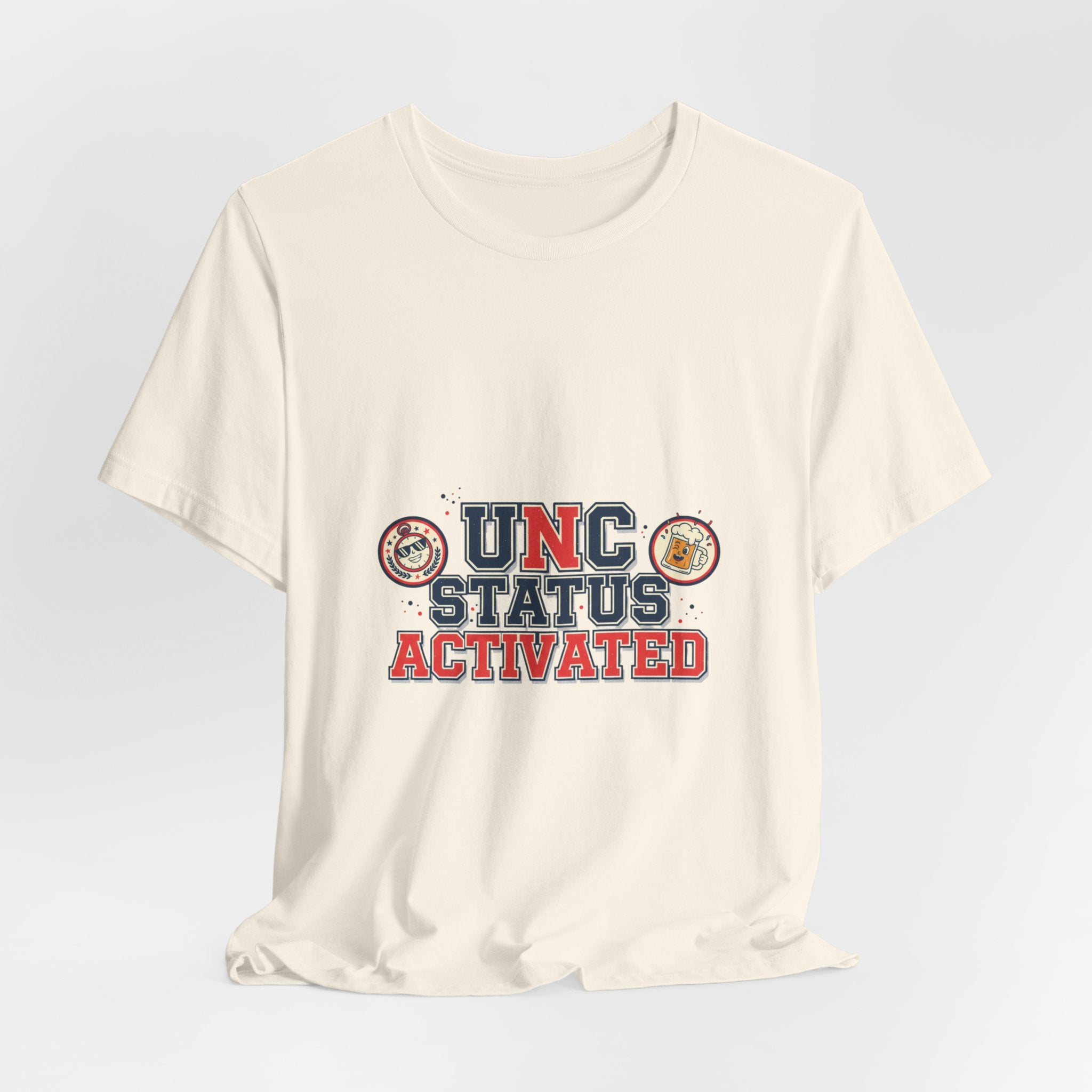 UNC Status Activated Tee | uncle shirt, midlife humor tee