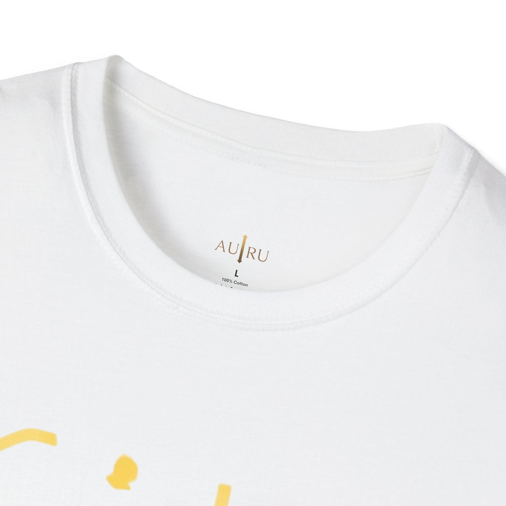"Sike" Yellow Handwritten Graphic T-Shirt