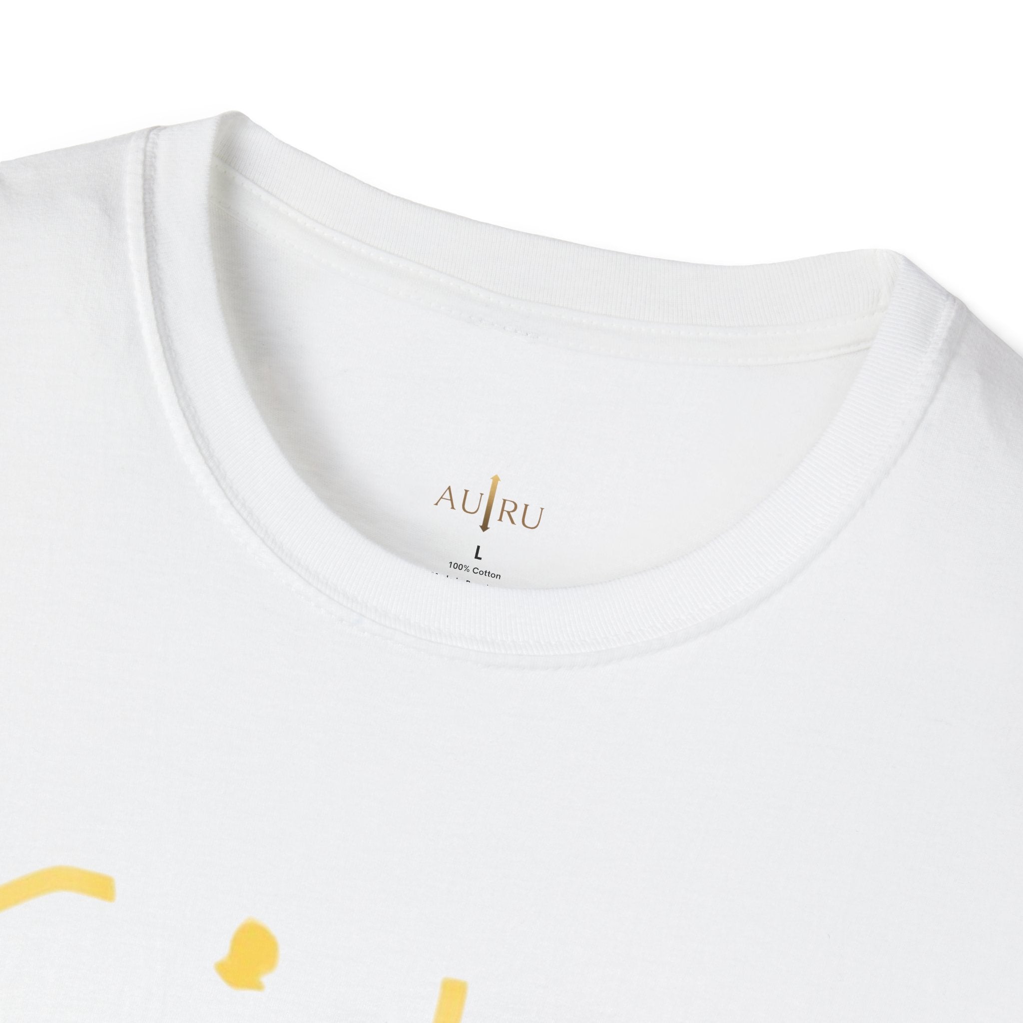 "Sike" Yellow Handwritten Graphic T-Shirt