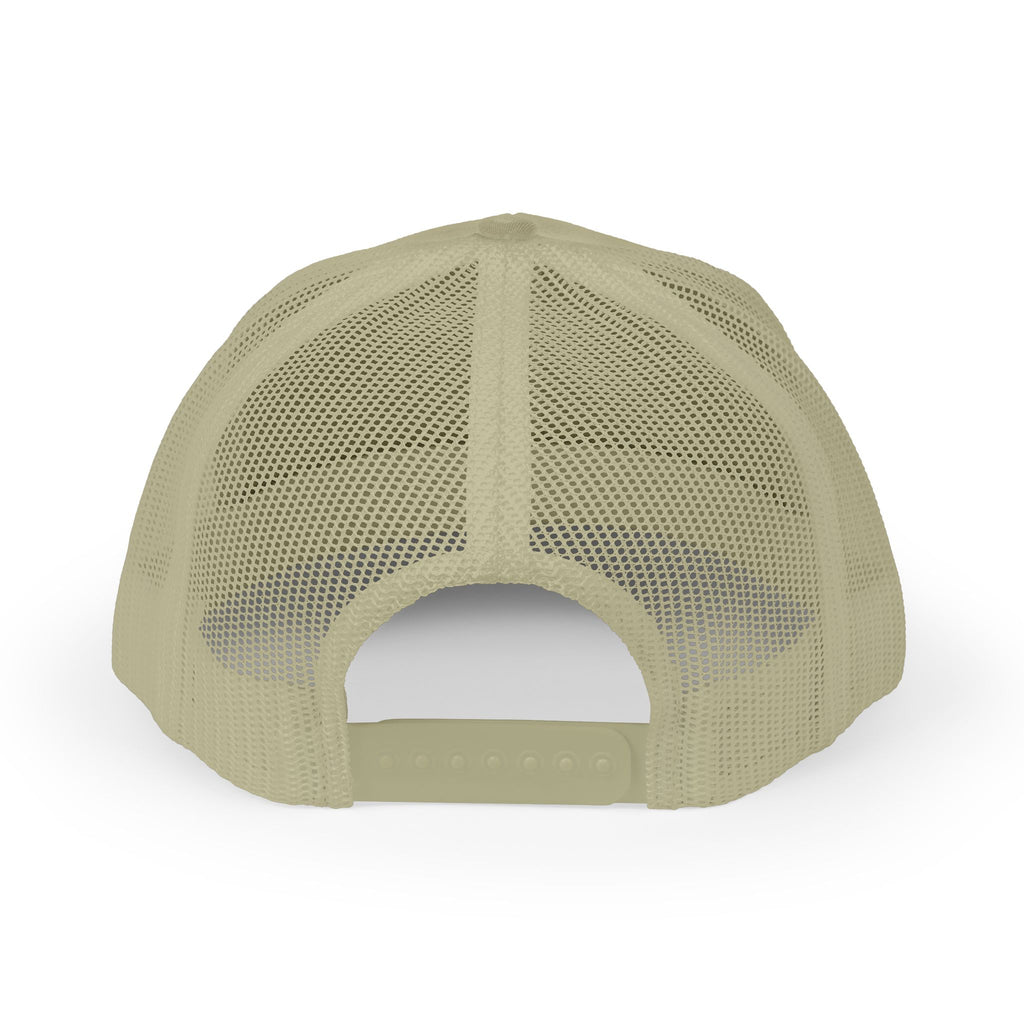 Gold Script Trucker Cap - 'AUIRU' Minimal Embroidered Snapback