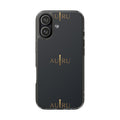 Clear Impact-Resistant Phone Case — Elegant Gold 'AURU' Logo