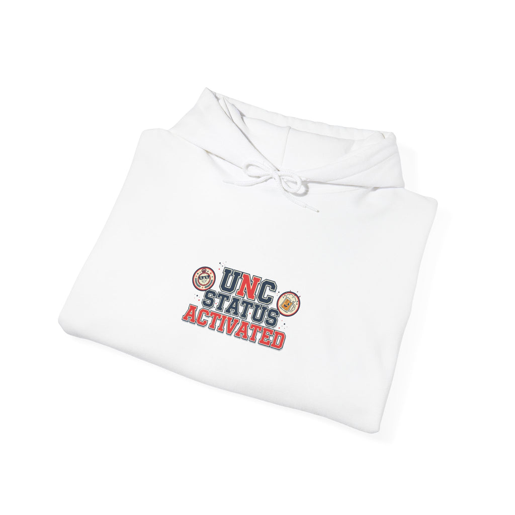 UNC Status Activated Hoodie | vintage year sweatshirt, varsity crest