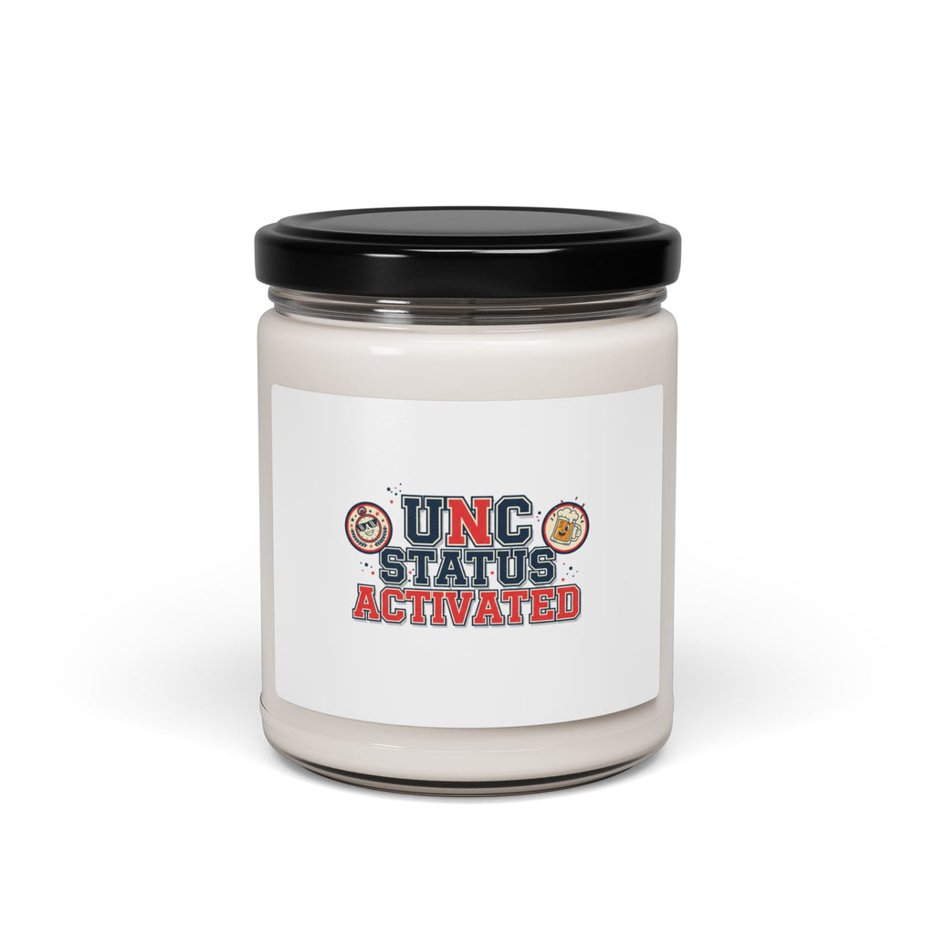 UNC Status Activated Soy Candle | Varsity Vintage Year, Midlife Humor