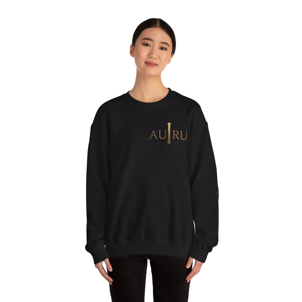 Auric Minimalist Crewneck Sweatshirt — AU|RU Logo