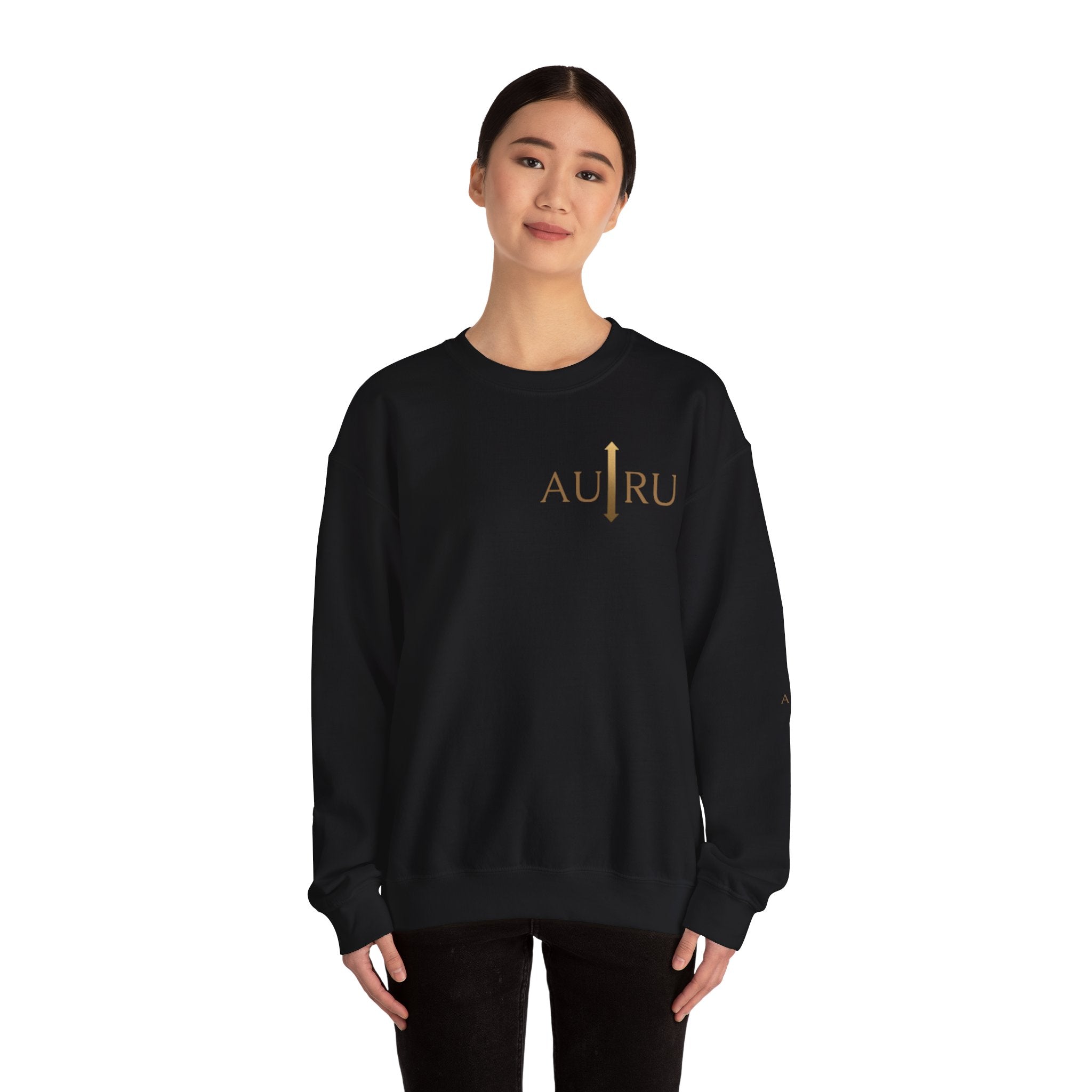 Auric Minimalist Crewneck Sweatshirt — AU|RU Logo