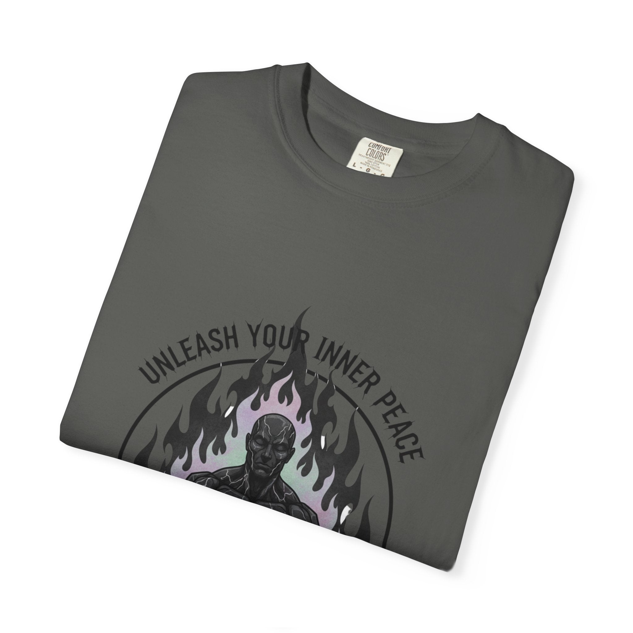 Meditating Demon T-Shirt — "Unleash Your Inner Peace" Graphic Tee