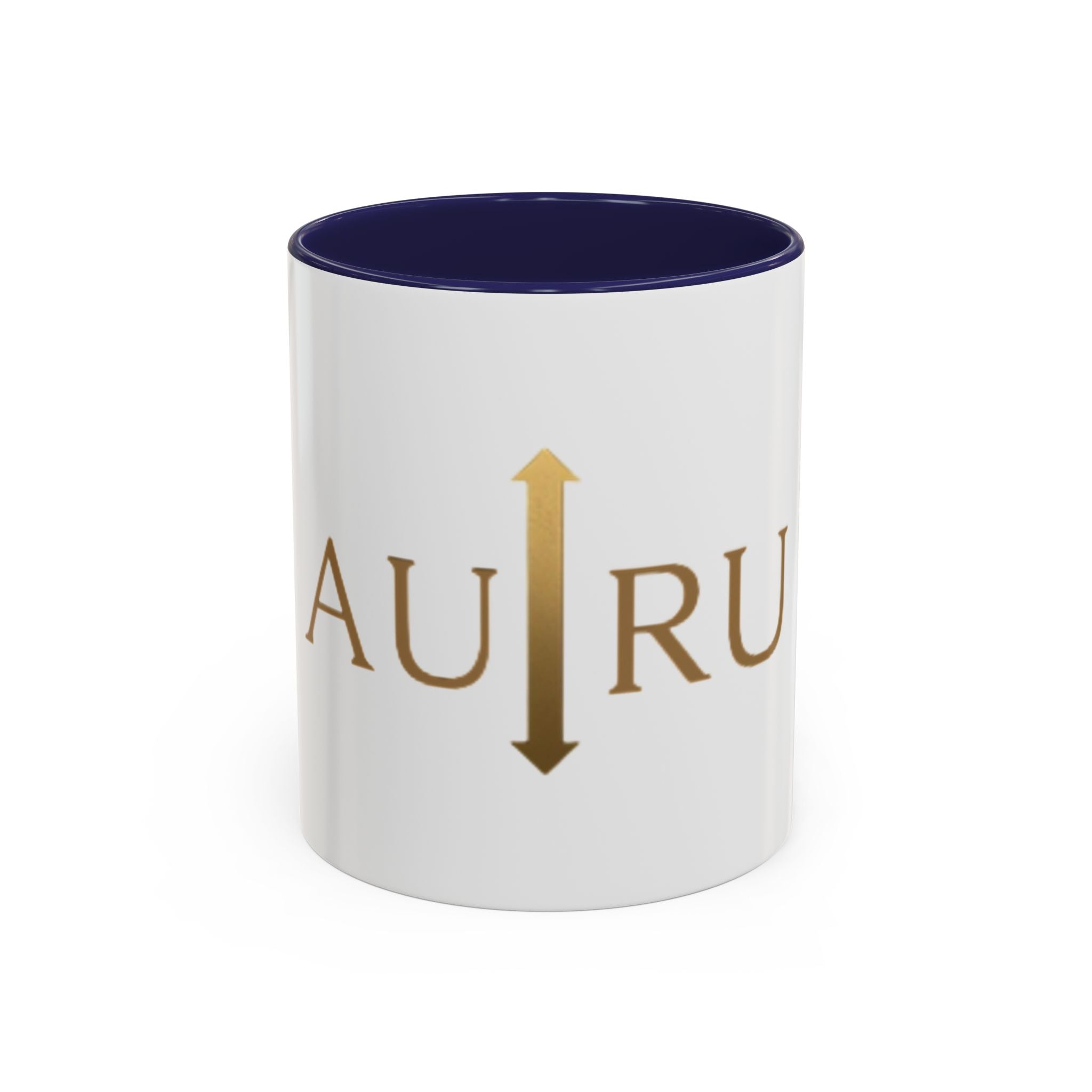 Coffee Mug — AURU Gold Accent Inspirational Ceramic Mug