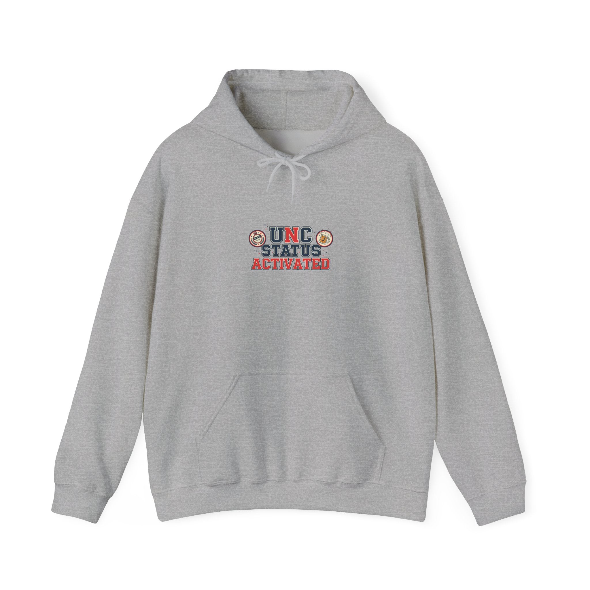 UNC Status Activated Hoodie | vintage year sweatshirt, varsity crest