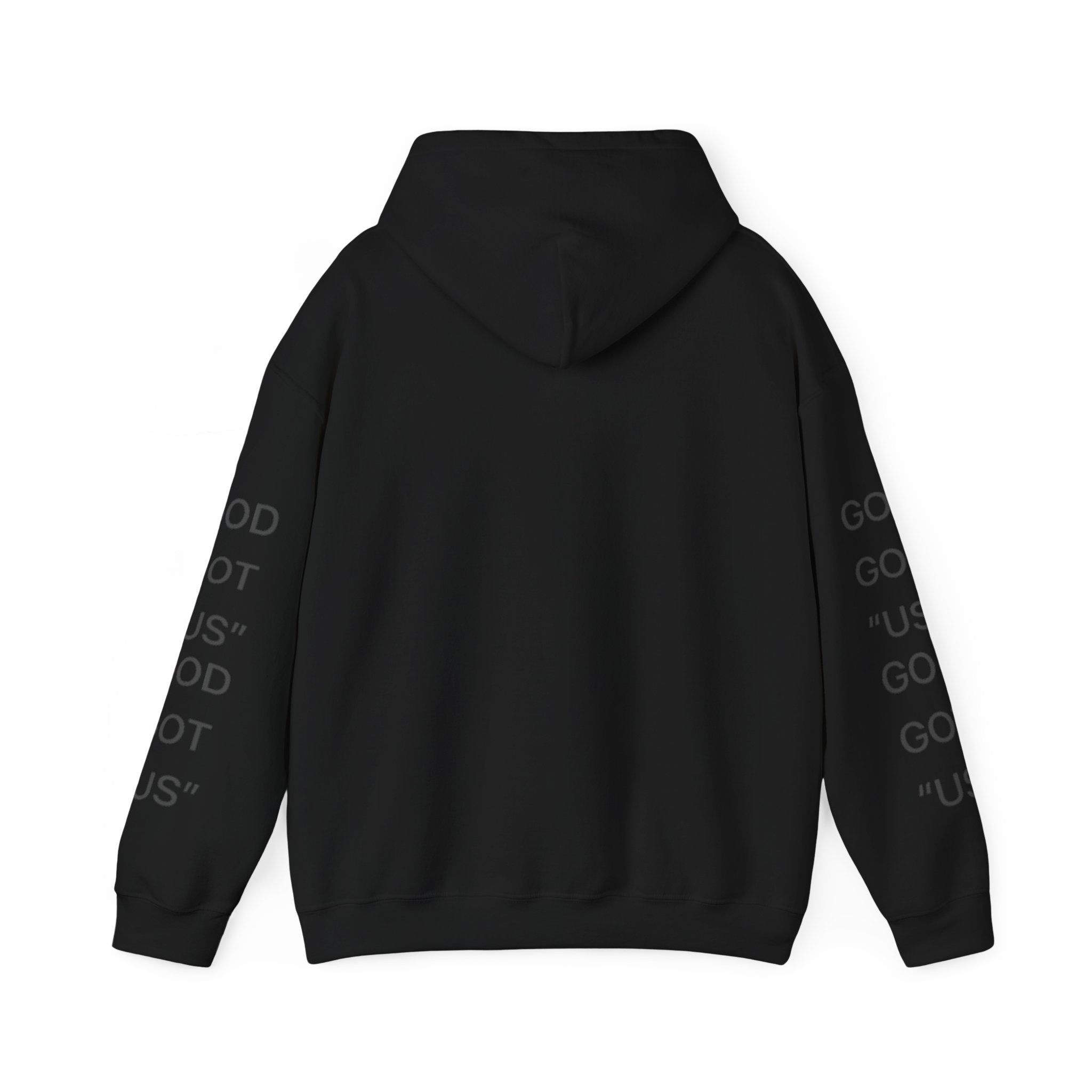 God Got Us™ Hoodie — Minimal Text Graphic Pullover