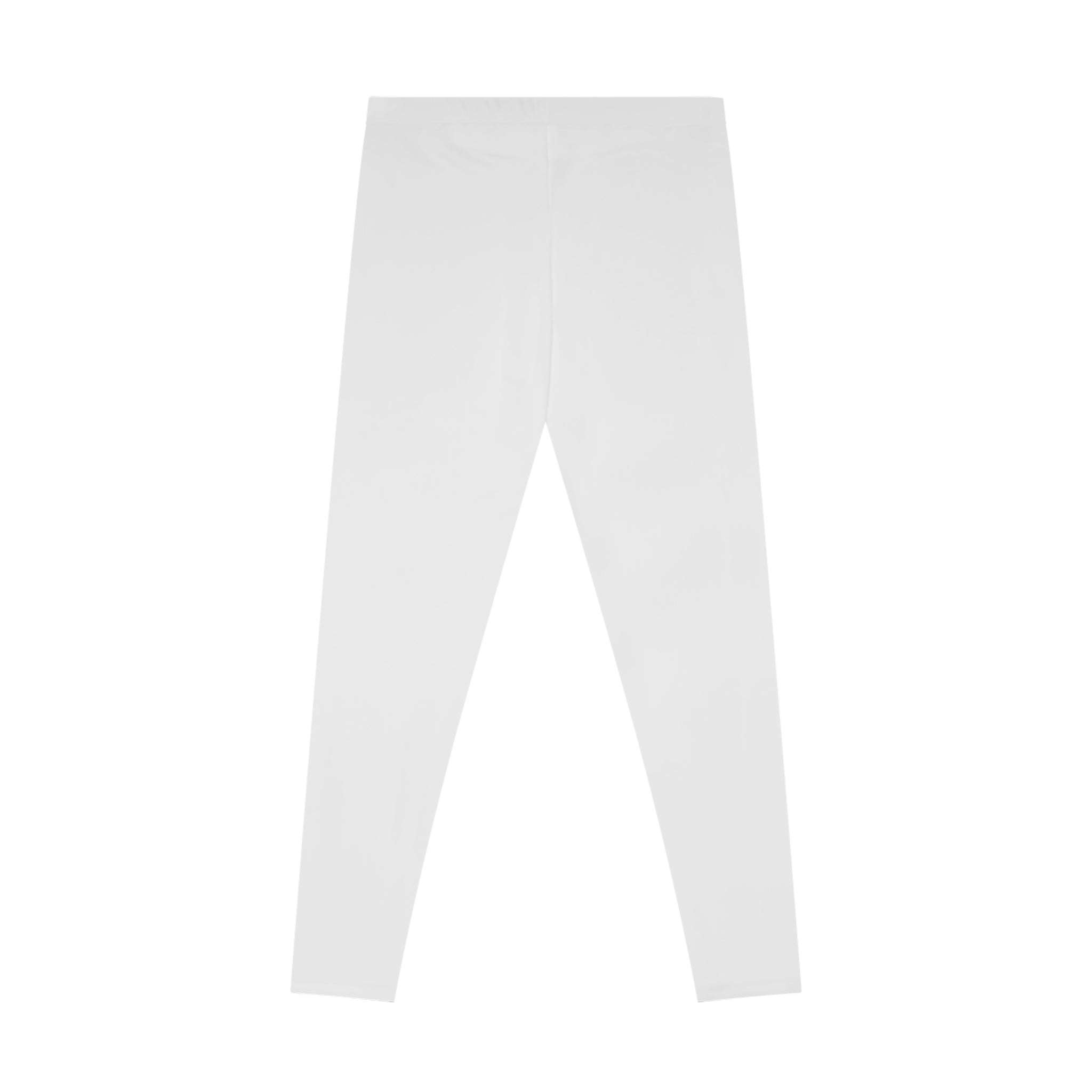 White Minimal 'aloha' Leggings – Lightweight Stretch Yoga & Everyday Wear