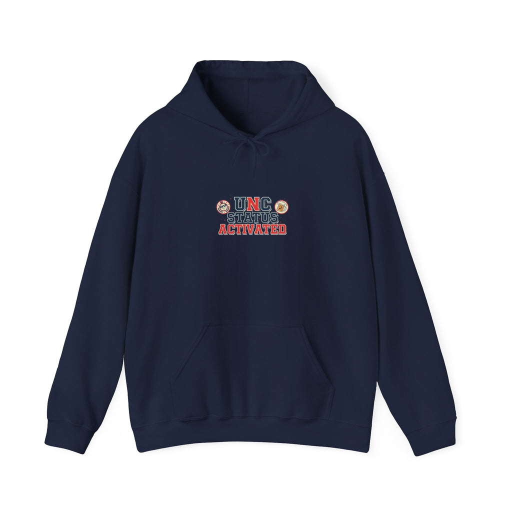 UNC Status Activated Hoodie | vintage year sweatshirt, varsity crest