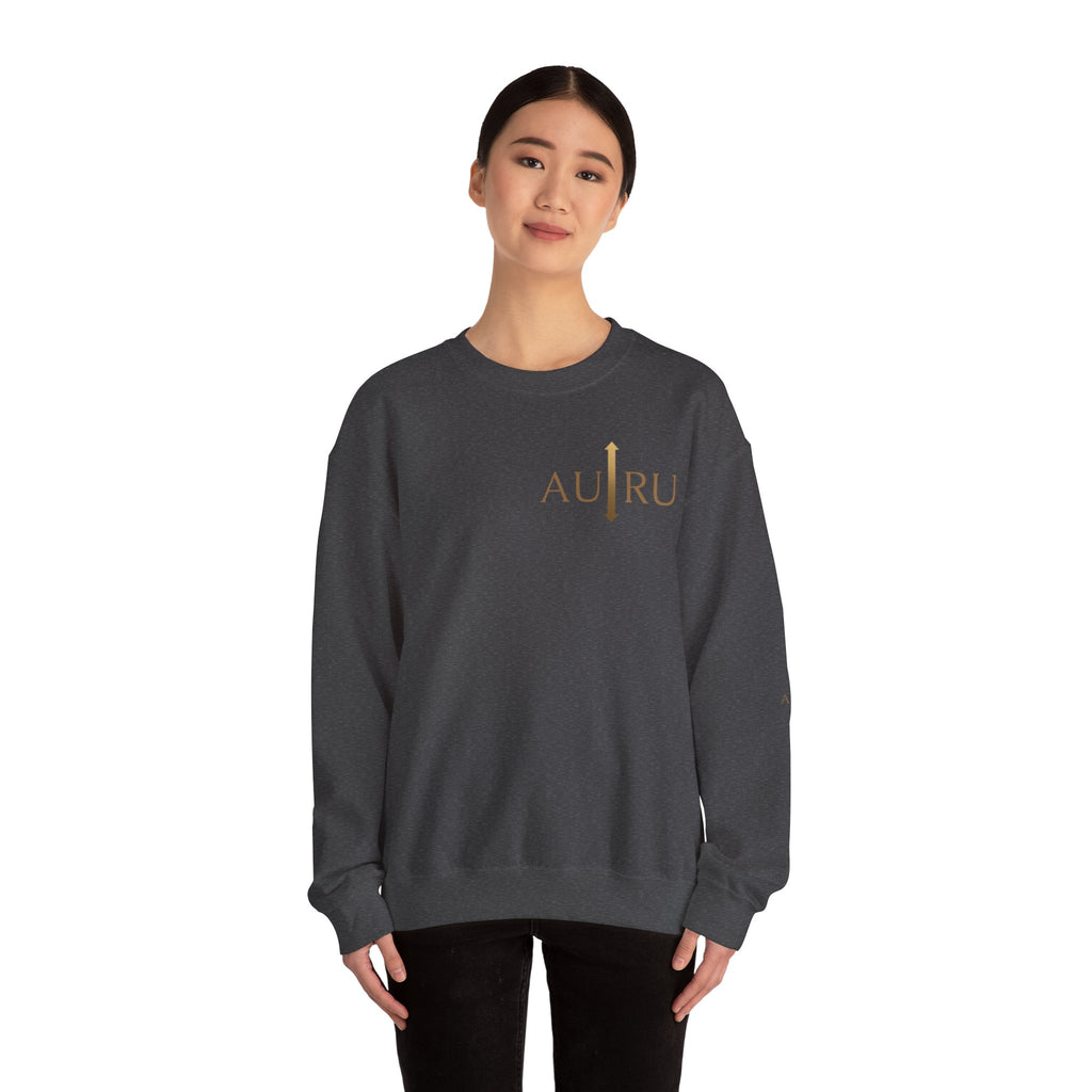 Auric Minimalist Crewneck Sweatshirt — AU|RU Logo