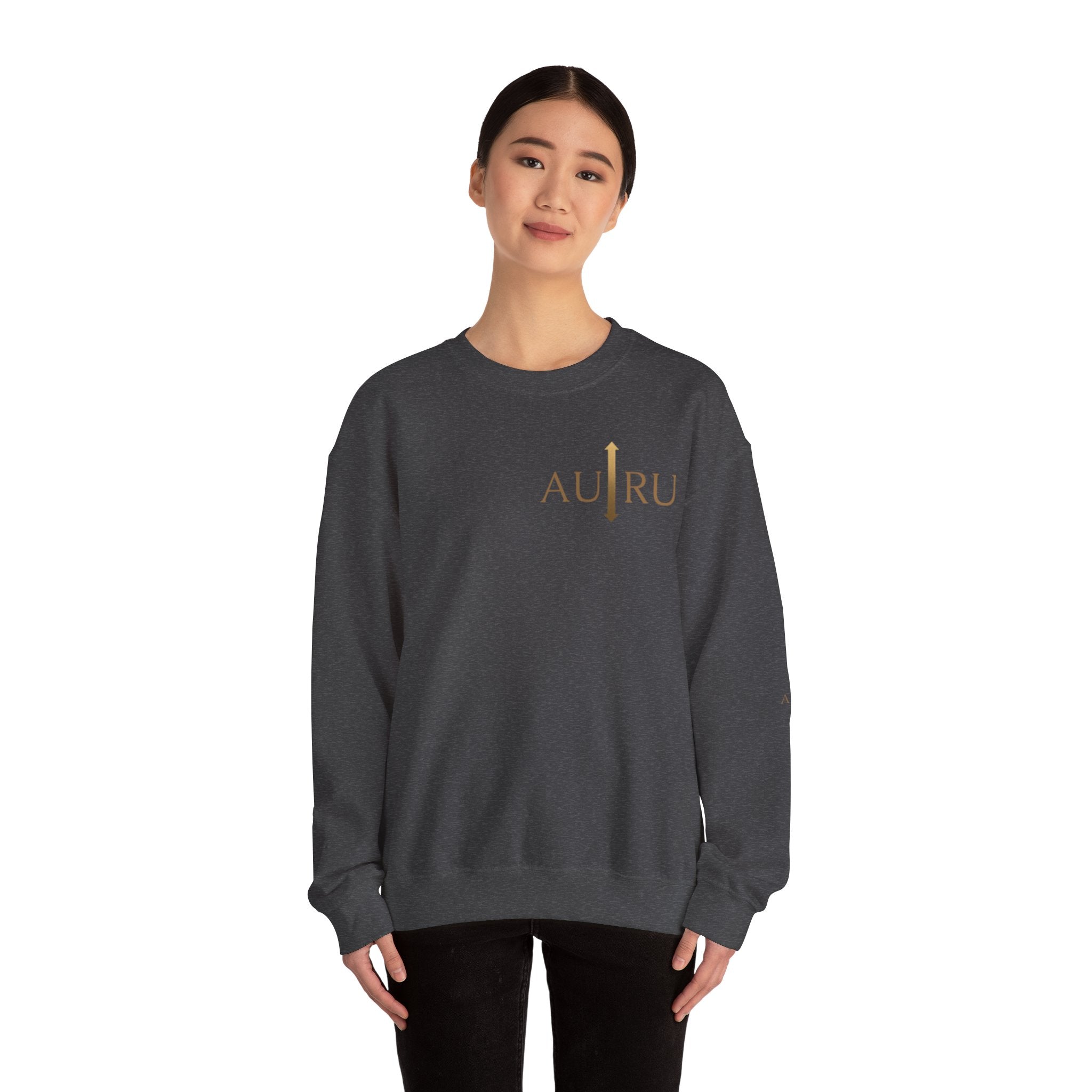 Auric Minimalist Crewneck Sweatshirt — AU|RU Logo