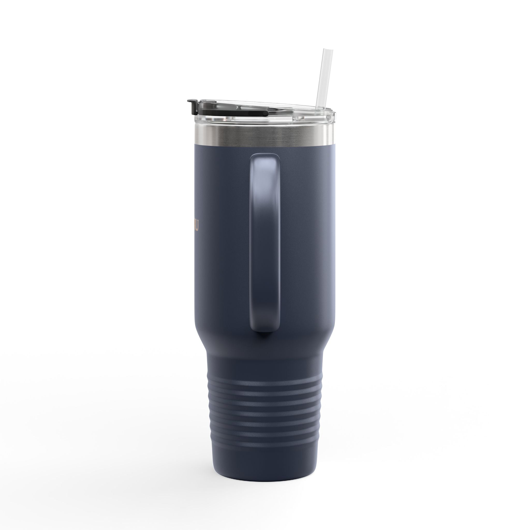 40oz Insulated Travel Mug – Double-Wall Tumbler with Straw & Handle (Keeps Drinks Hot & Cold)