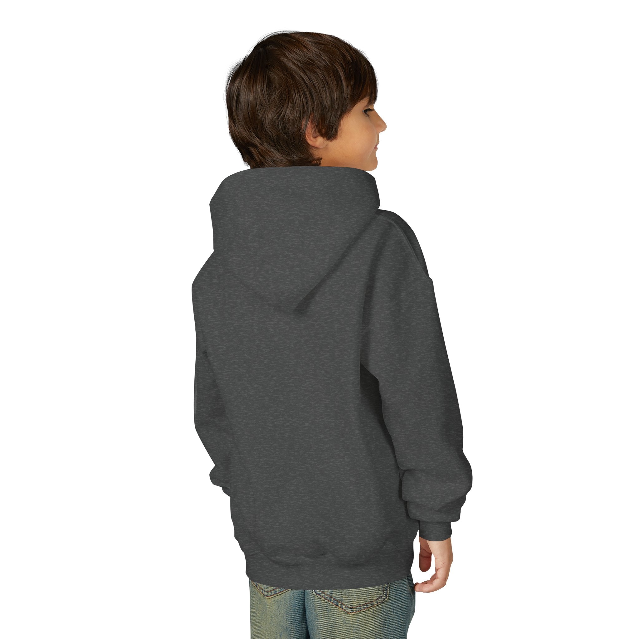 Youth Hoodie — Minimal 'AURU' Gold Logo Pullover