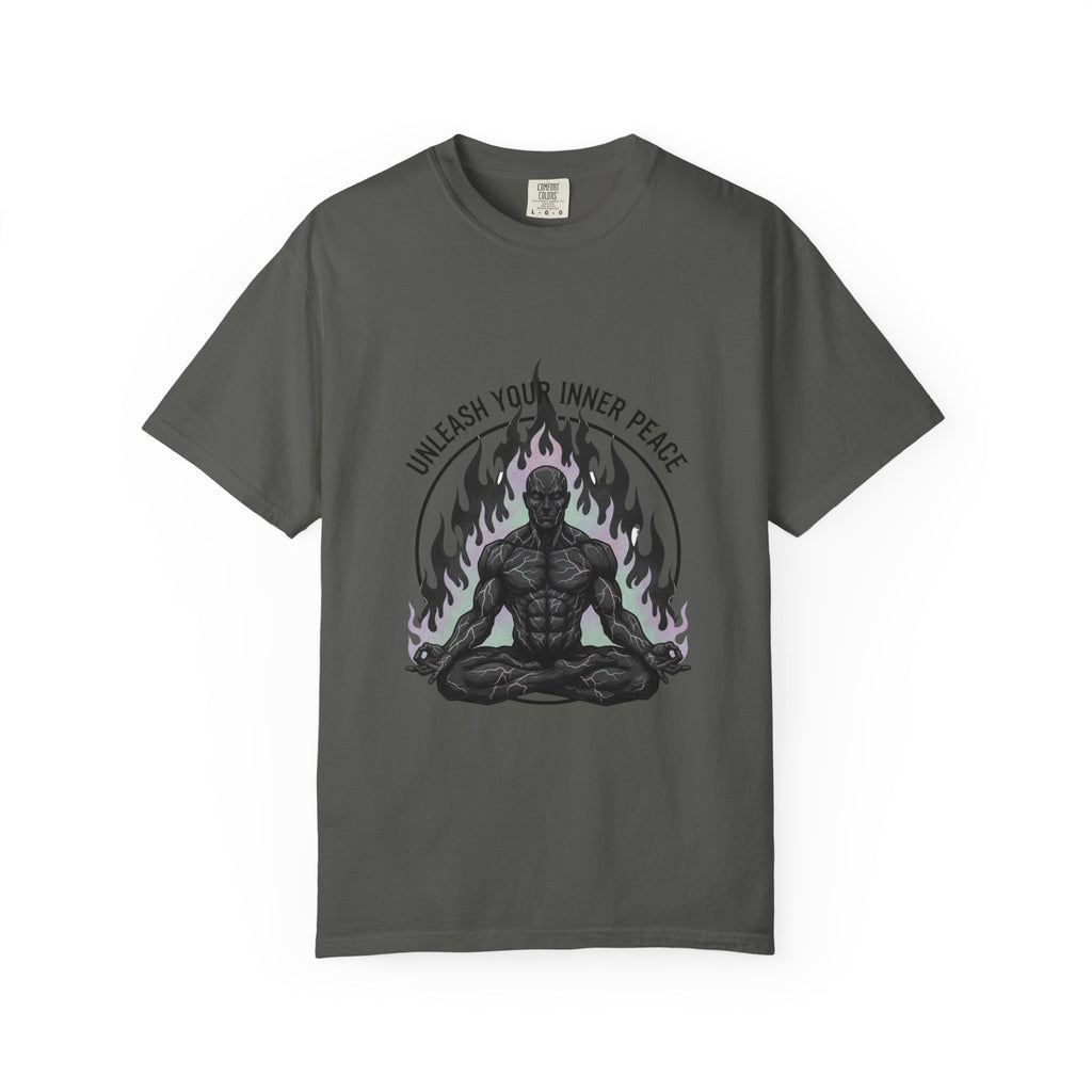 Meditating Demon T-Shirt — "Unleash Your Inner Peace" Graphic Tee