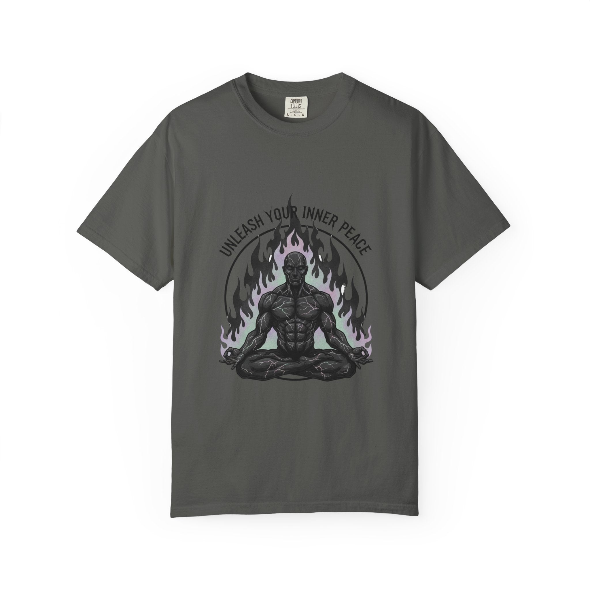 Meditating Demon T-Shirt — "Unleash Your Inner Peace" Graphic Tee