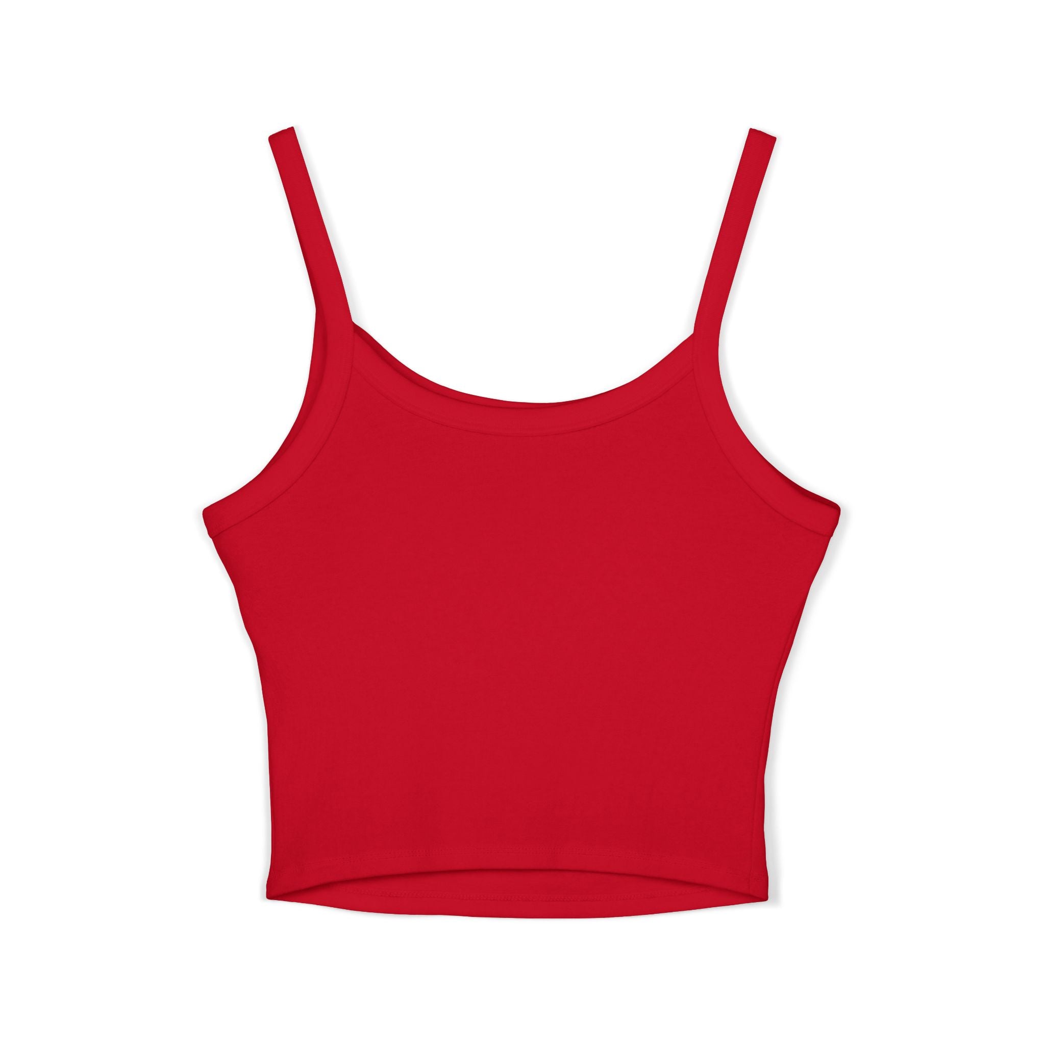 Au/Ru Gold Logo Spaghetti Strap Tank Top — Women's Cropped Logo Tank
