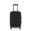 Luggage Cover - Black with Gold Minimalist Wave Pattern - AURU