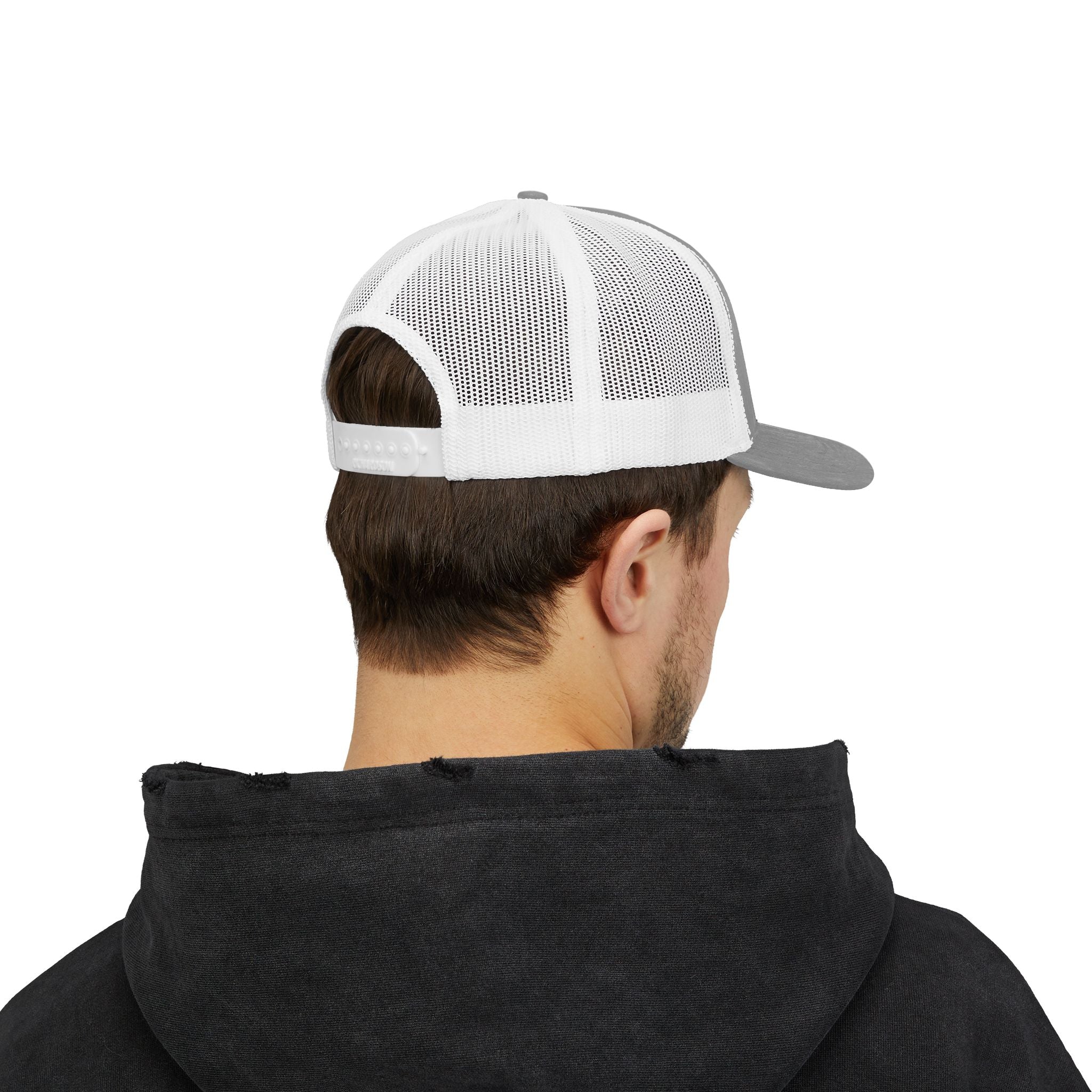 Gold Script Trucker Cap - 'AUIRU' Minimal Embroidered Snapback