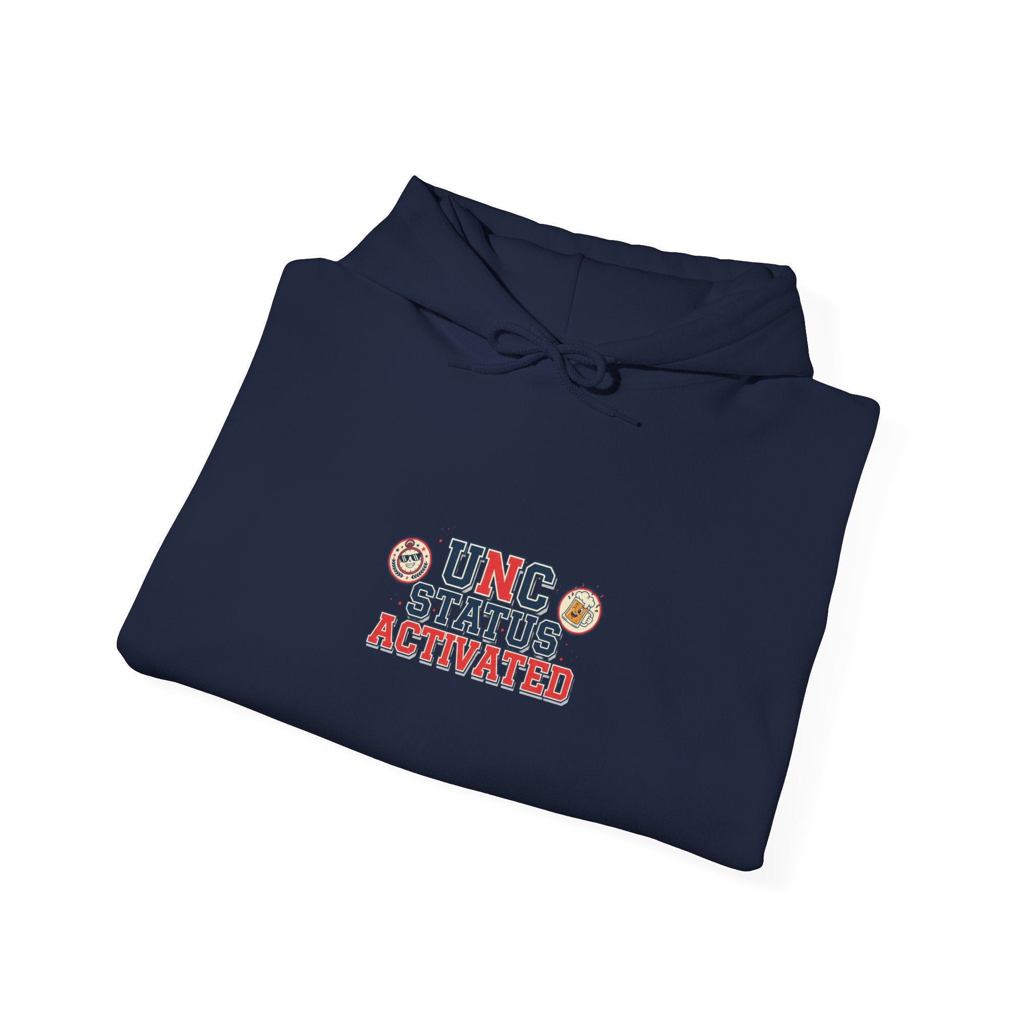 UNC Status Activated Hoodie | vintage year sweatshirt, varsity crest