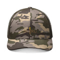 Embroidered Camo Trucker Hat — Classic Military Mesh Cap